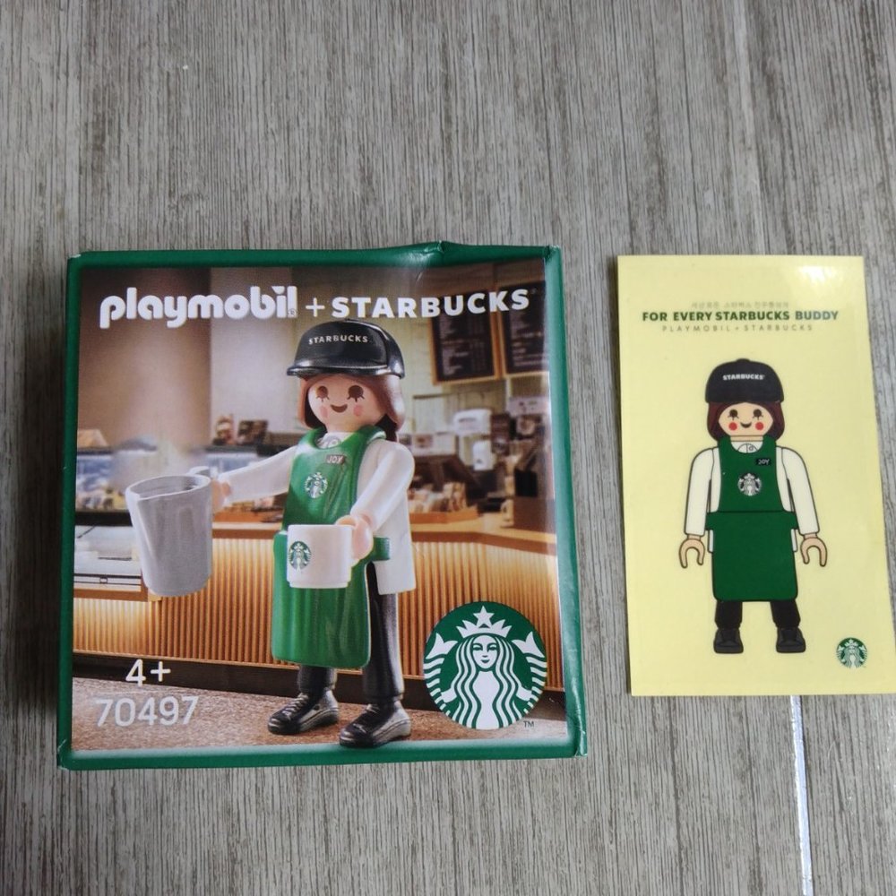 Collectible Starbucks Korea Playmobil Figure 70497